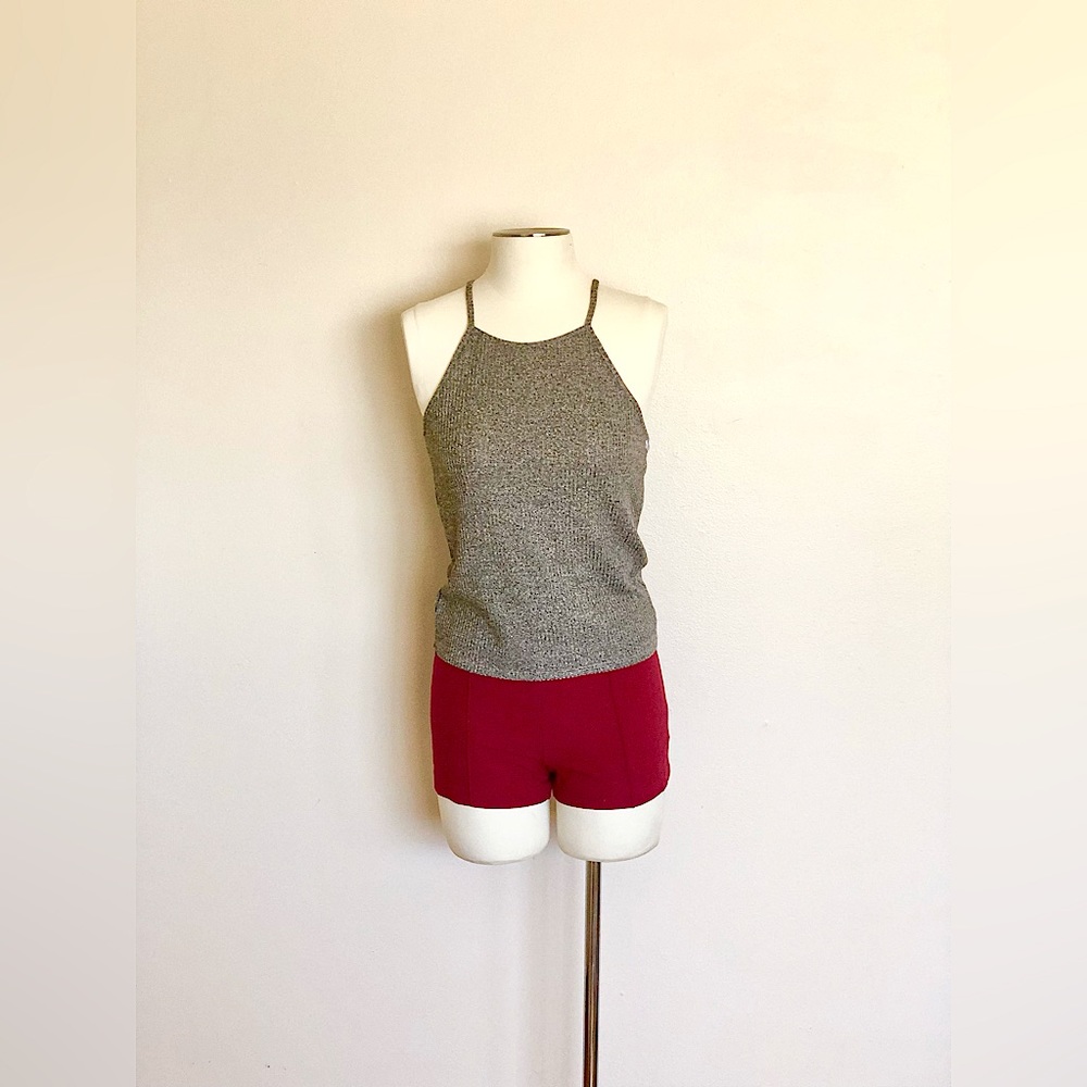 Purple Snow Ribbed Tank